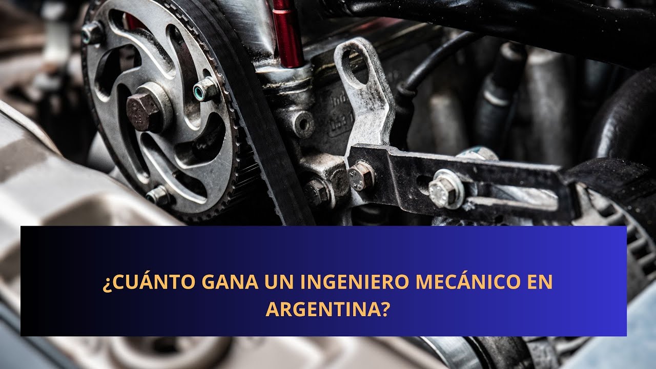 Ingeniero Mecánico en Argentina: Descubre cuánto gana y cómo aumentar tu sueldo, imagen de correa de distribución, polea y componentes de motor.